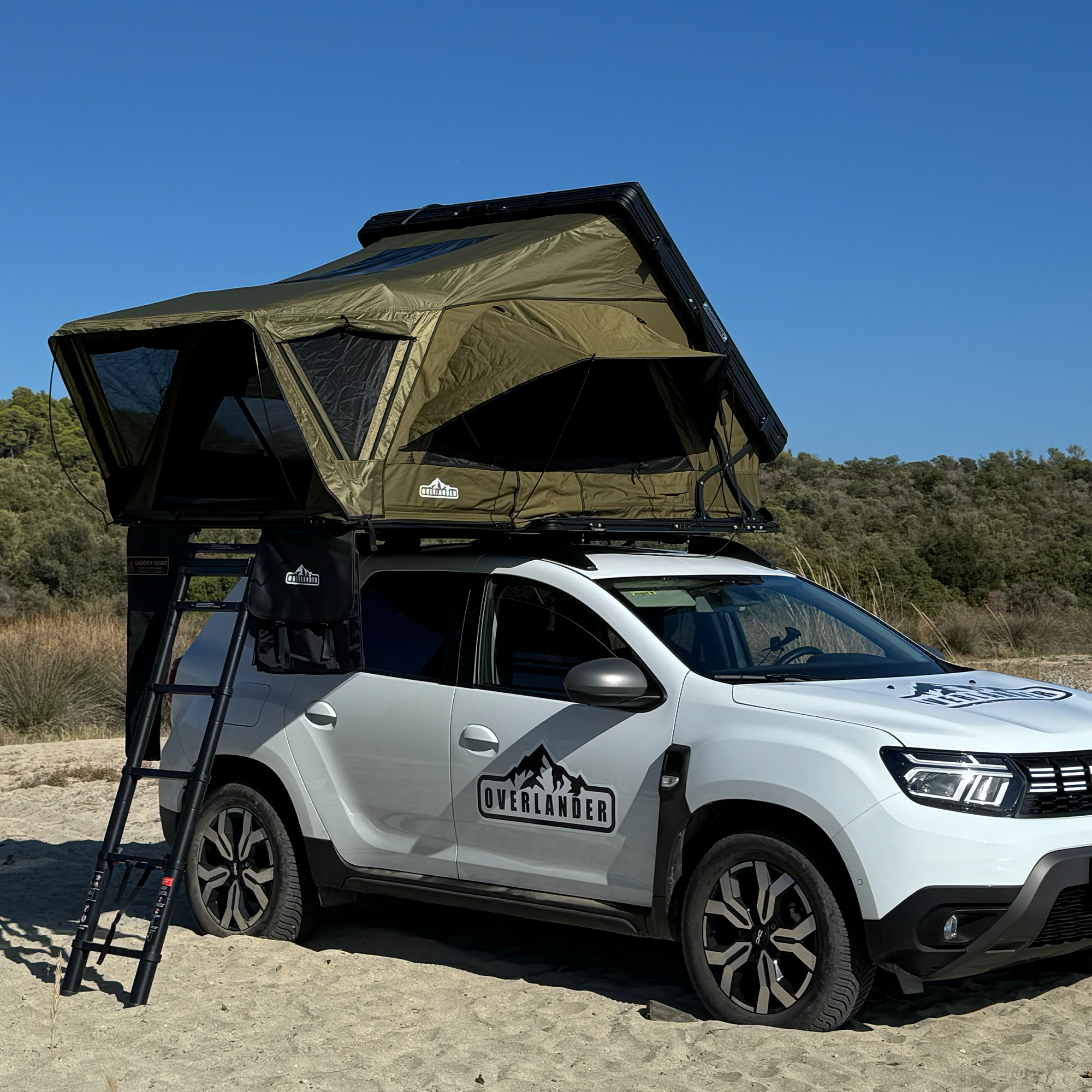 Overlander Nova Rooftop Tent Eco - Green